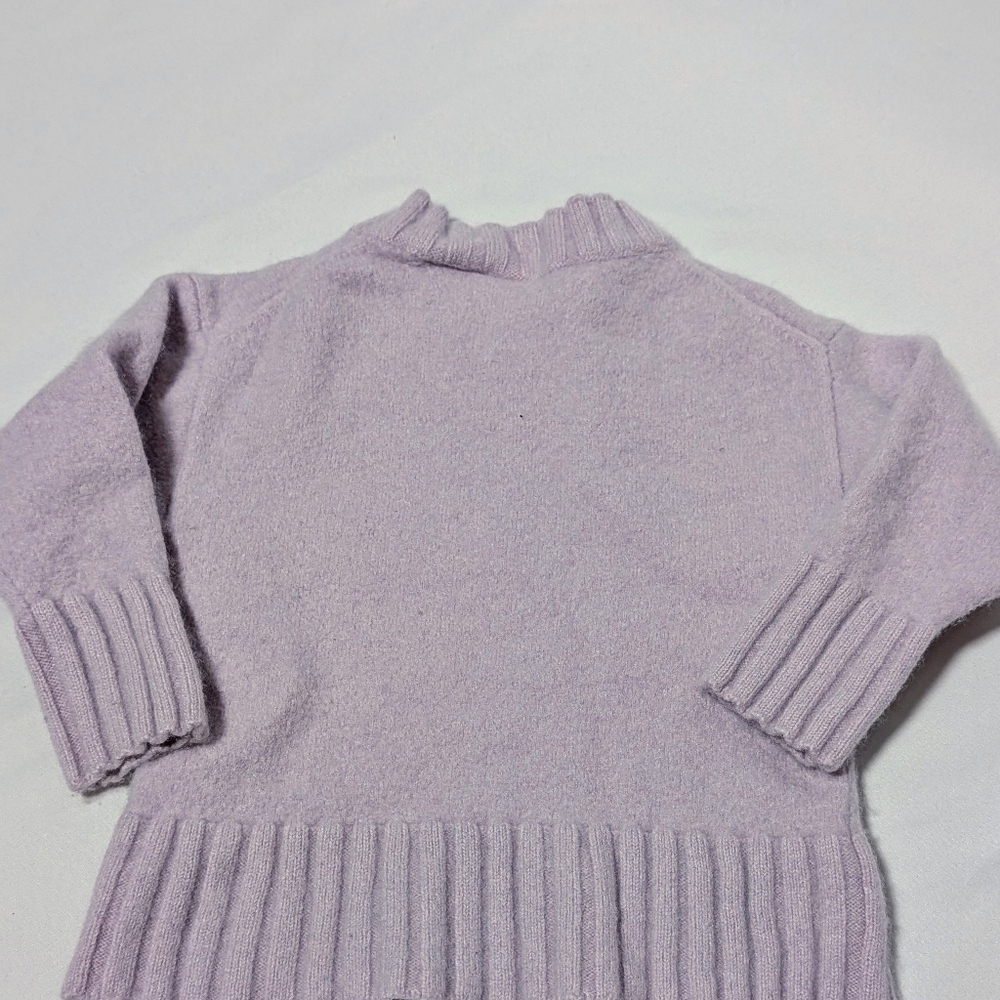 Zara Toddler Cashmere Knit Sweater & Pants Set 2-3 Years Pink Tan - Picture 4 of 10